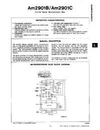 Datasheet AM2901BLM manufacturer AMD