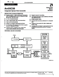 Datasheet AM80C188 manufacturer AMD