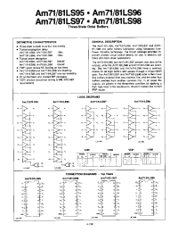 Datasheet DM81LS95N manufacturer AMD