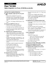 Datasheet ELANSC300-33KC manufacturer AMD