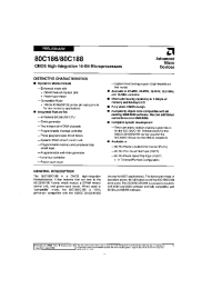 Datasheet ISB80C186-25 manufacturer AMD