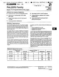 Datasheet PAL20L8ACNS manufacturer AMD