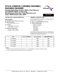 Datasheet S71JL064H80Bxx11 производства AMD