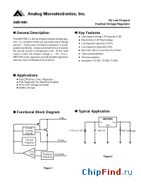 Datasheet AME1085AMCT manufacturer AME