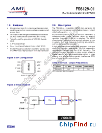 Datasheet FS6128-01 manufacturer AMI