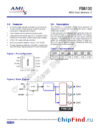 Datasheet FS6130 manufacturer AMI