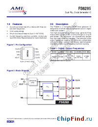 Datasheet FS6285-03 manufacturer AMI