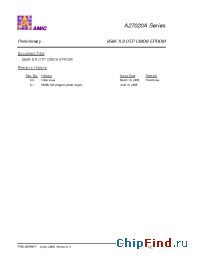 Datasheet A27020AL-70 manufacturer AMICC