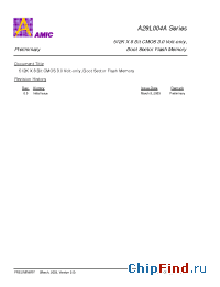 Datasheet A29L004ATL-70 manufacturer AMICC