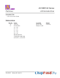 Datasheet A31W65132T manufacturer AMICC