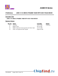 Datasheet A428316S-35 manufacturer AMICC