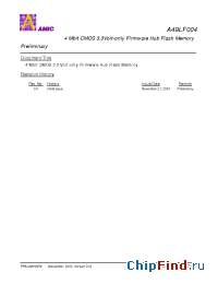 Datasheet A49LF004 manufacturer AMICC