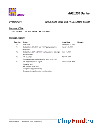 Datasheet A62L256-55LLU manufacturer AMICC