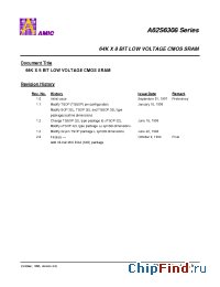 Datasheet A62S6308M-70SI manufacturer AMICC