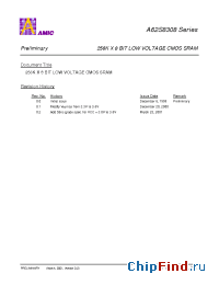 Datasheet A62S8308G-70SI manufacturer AMICC