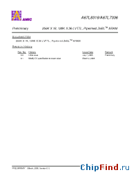 Datasheet A67L7336E-3.2F manufacturer AMICC