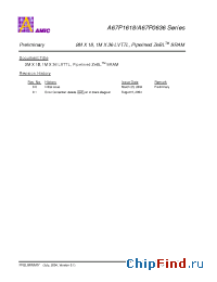 Datasheet A67P1618E-4.2 manufacturer AMICC