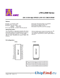 Datasheet LP61L256BS-12 manufacturer AMICC
