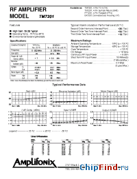Datasheet BX7201 manufacturer Amplifonix