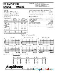 Datasheet BX7222 manufacturer Amplifonix