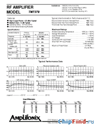 Datasheet BX7379 manufacturer Amplifonix
