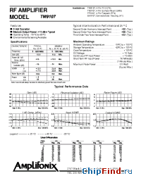Datasheet BX9107 manufacturer Amplifonix