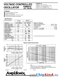 Datasheet BXO9315 manufacturer Amplifonix