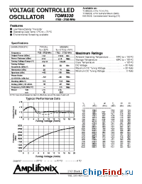 Datasheet BXO9330 manufacturer Amplifonix