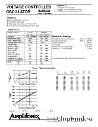 Datasheet BXO9334 manufacturer Amplifonix
