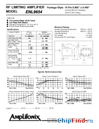 Datasheet ENL9654 manufacturer Amplifonix
