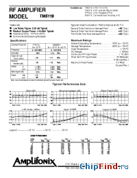 Datasheet FP5119 manufacturer Amplifonix