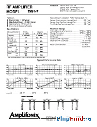 Datasheet FP6147 manufacturer Amplifonix
