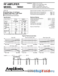 Datasheet FP6543 manufacturer Amplifonix