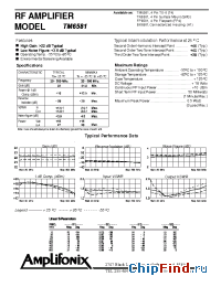 Datasheet FP6581 производства Amplifonix