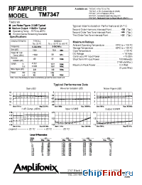 Datasheet FP7347 manufacturer Amplifonix