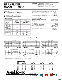 Datasheet PN5101 manufacturer Amplifonix