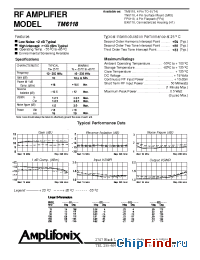 Datasheet PN6118 manufacturer Amplifonix