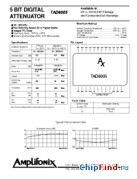 Datasheet TAD6005 manufacturer Amplifonix