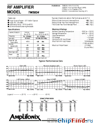 Datasheet TM5834 manufacturer Amplifonix