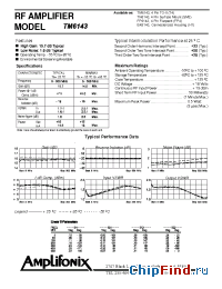 Datasheet TM6143 производства Amplifonix