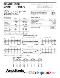 Datasheet TM6572 manufacturer Amplifonix