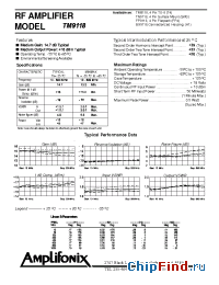 Datasheet TM9118 manufacturer Amplifonix