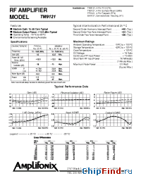 Datasheet TM9121 производства Amplifonix