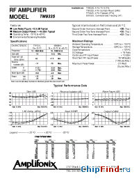 Datasheet TM9325 manufacturer Amplifonix