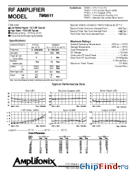 Datasheet TM9511 manufacturer Amplifonix