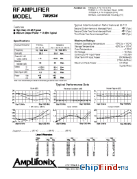 Datasheet TM9524 manufacturer Amplifonix