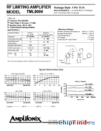 Datasheet TML9004 производства Amplifonix