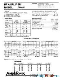 Datasheet TN6444 manufacturer Amplifonix
