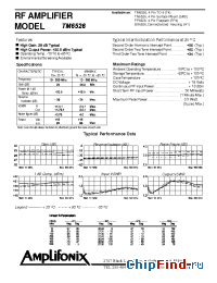 Datasheet TN6526 manufacturer Amplifonix