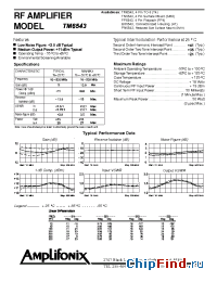 Datasheet TN6543 manufacturer Amplifonix